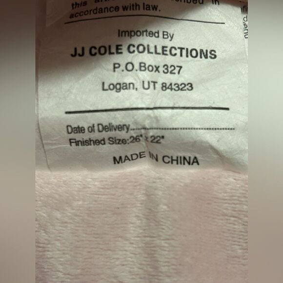 JJ Cole Collections BundleMe Pink Fleece Car Seat Blanket cover infant 0-12 m - Picture 12 of 14